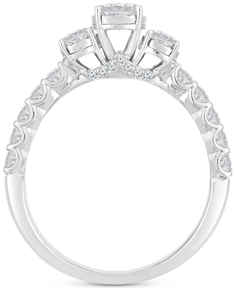 TruMiracle Diamond Engagement Ring (1 ct. t.w.) in 14k White Gold