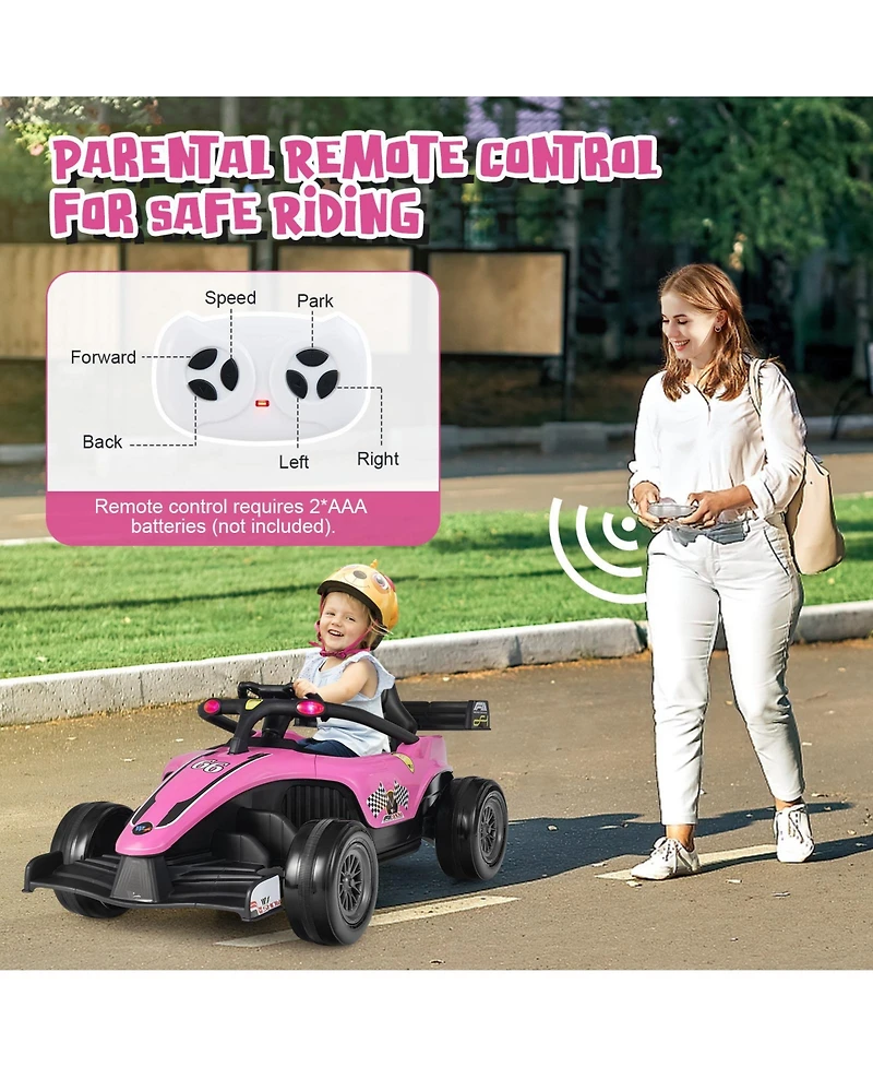12V Kids Ride on Electric Formula Racing Car with Remote Control