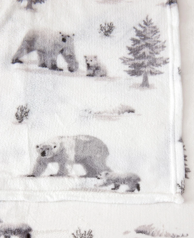 Linery & Co. Ultra-Soft Printed Velvet Plush Sheet Set