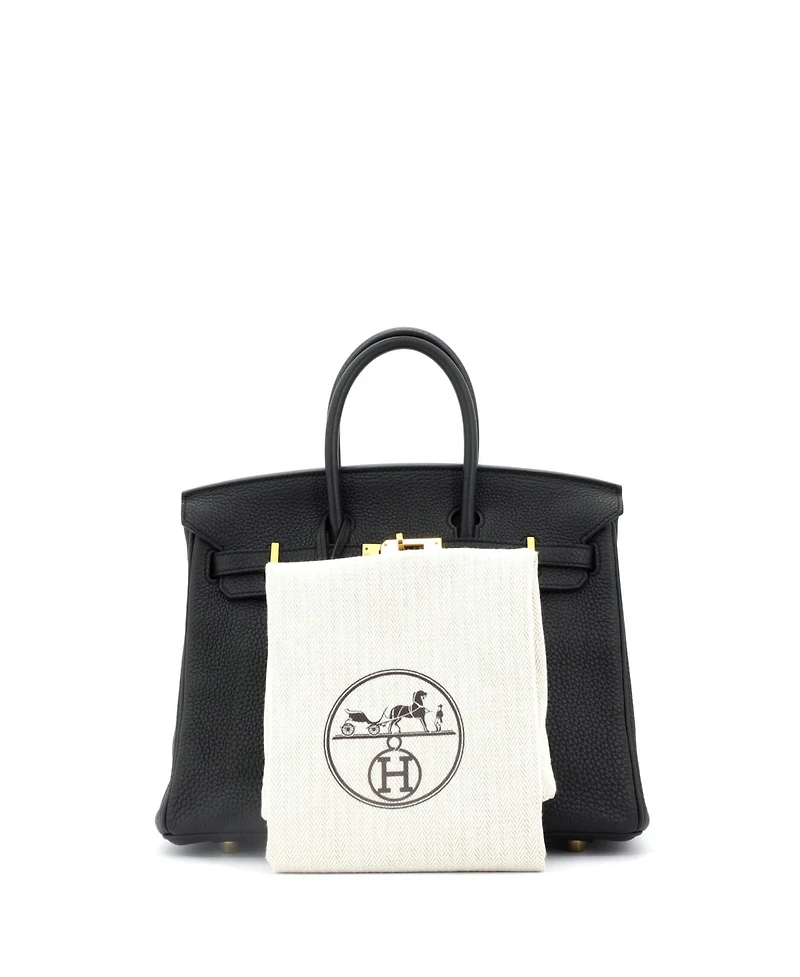 Pre-Owned Hermes Birkin Handbag Togo with Gold Hardware