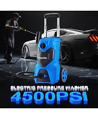 4500 Psi 2.0 Gpm Electric Pressure Washer with Foam Cannon & Hose Reel