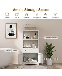 Volenca Bathroom Storage Cabinet with Drawer and Shelf Floor Cabinet