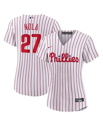 Nike Women's Aaron Nola White Philadelphia Phillies Home Replica Jersey