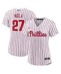 Nike Women's Aaron Nola White Philadelphia Phillies Home Replica Jersey