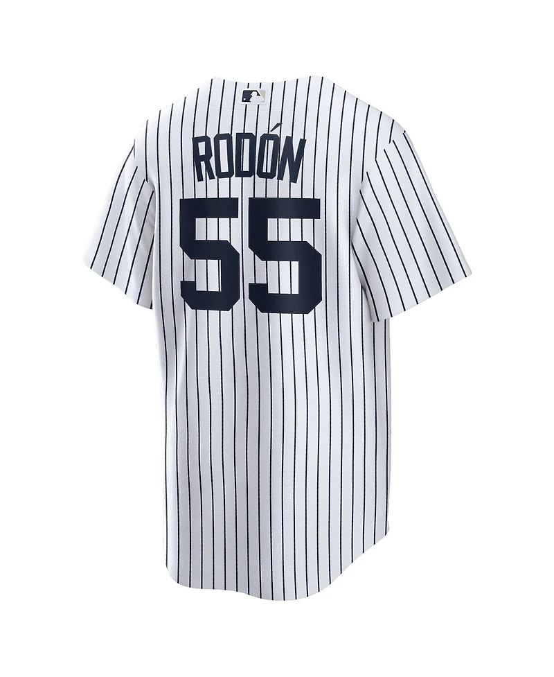 Nike Men's Carlos Rodon White/Navy New York Yankees Home Player Jersey
