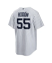 Nike Men's Carlos Rodon White/Navy New York Yankees Home Player Jersey