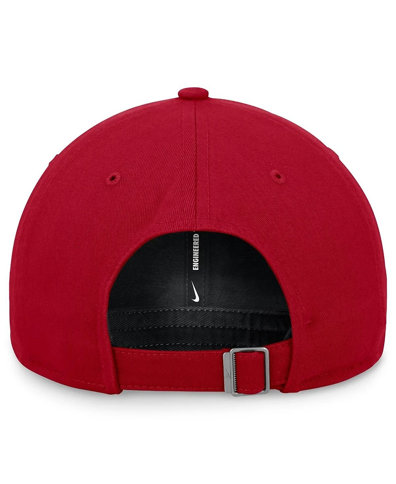 Nike Men's Red Los Angeles Angels Club Adjustable Hat