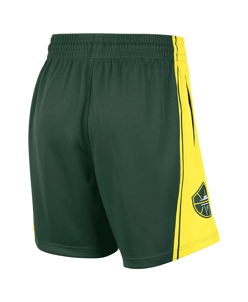Nike Women's Green Seattle Storm On-Court Victory Performance Shorts
