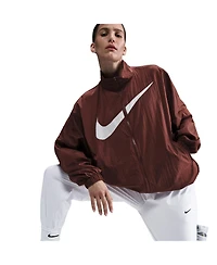 Nike Women's Brown Club America Ca x Essential Woven Full-Zip Jacket