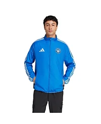 Adidas Men's Blue/Light Blue Cf Montreal 2025 Anthem Reversible Full-Zip Jacket