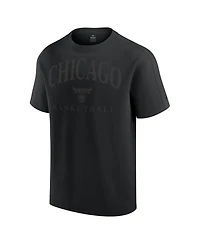 Fanatics Men's Black Chicago Bulls Flex Tri-Blend T-Shirt