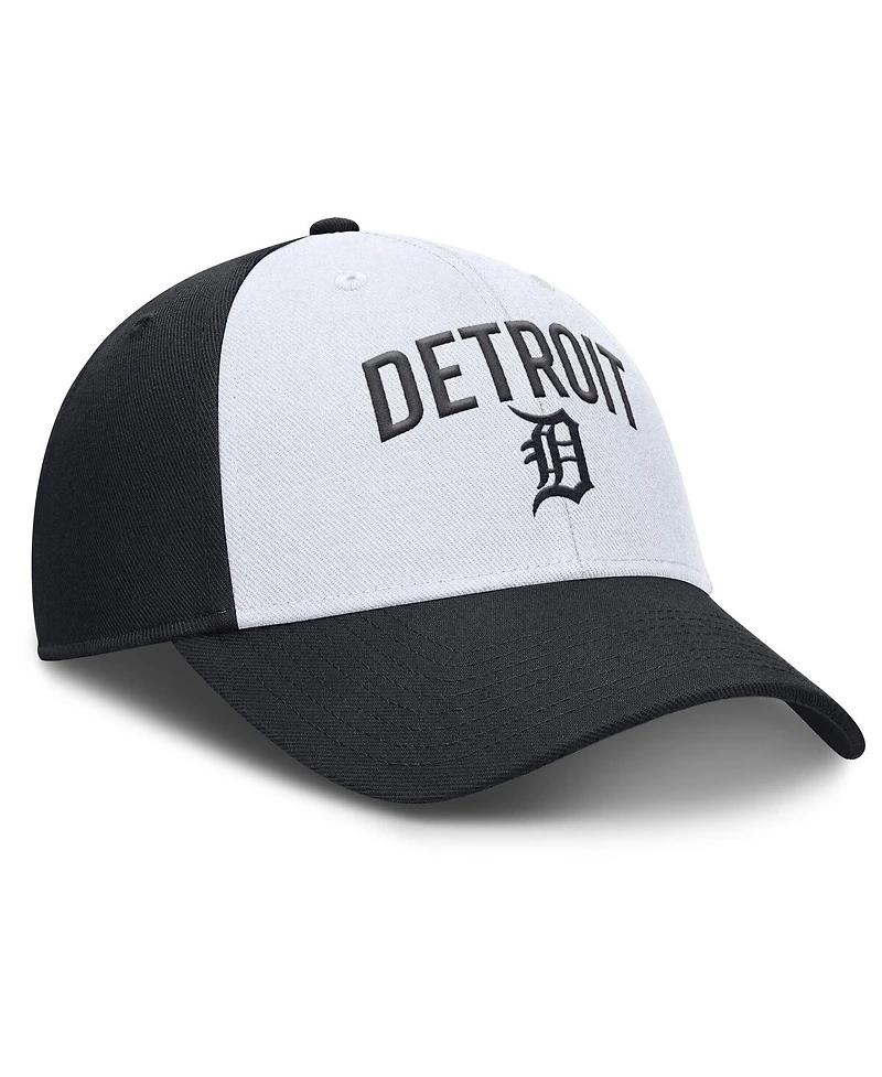 Nike Men's White/Navy Detroit Tigers Club Performance Adjustable Hat