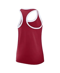 Nike Women's Crimson Alabama Tide Primetime Tri-Blend Racerback Tank Top