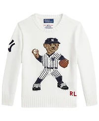 Polo Ralph Lauren Toddler and Little Boys Yankees Bear Sweater