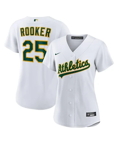 Nike Women's Brent Rooker White Athletics Home Replica Jersey