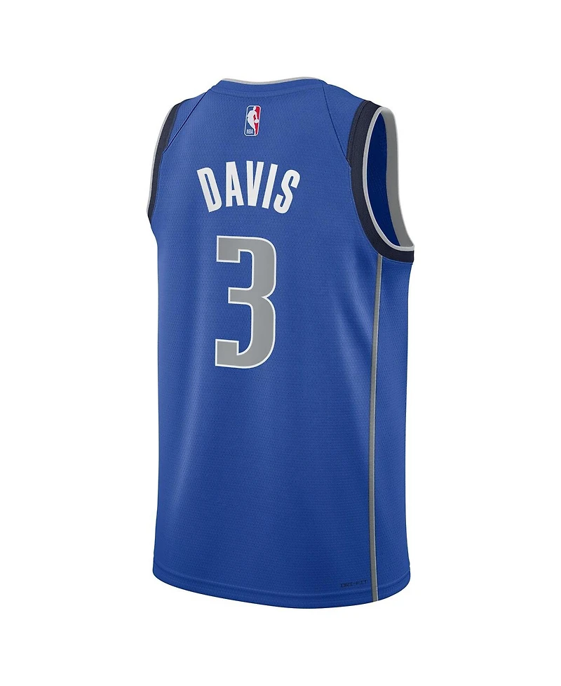 Nike Big Boys and Girls Anthony Davis Blue Dallas Mavericks Swingman Jersey