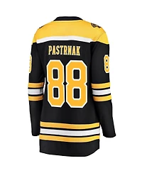 Women's David Pastrnak Black Boston Bruins Home Premier Breakaway Player Jersey