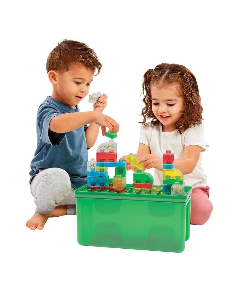 Goliath Jelly Blox Stash 'N Stack Blocks in 2-in-1 Storage Set