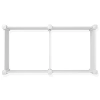 3' x 6' x 12" White Vinyl Raised Garden Bed, Above Ground Planter Box