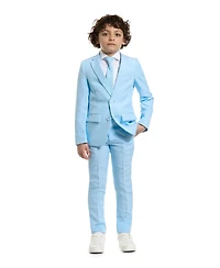 OppoSuits Toddler and Little Boys 3-Piece Cool Solid Suit Set