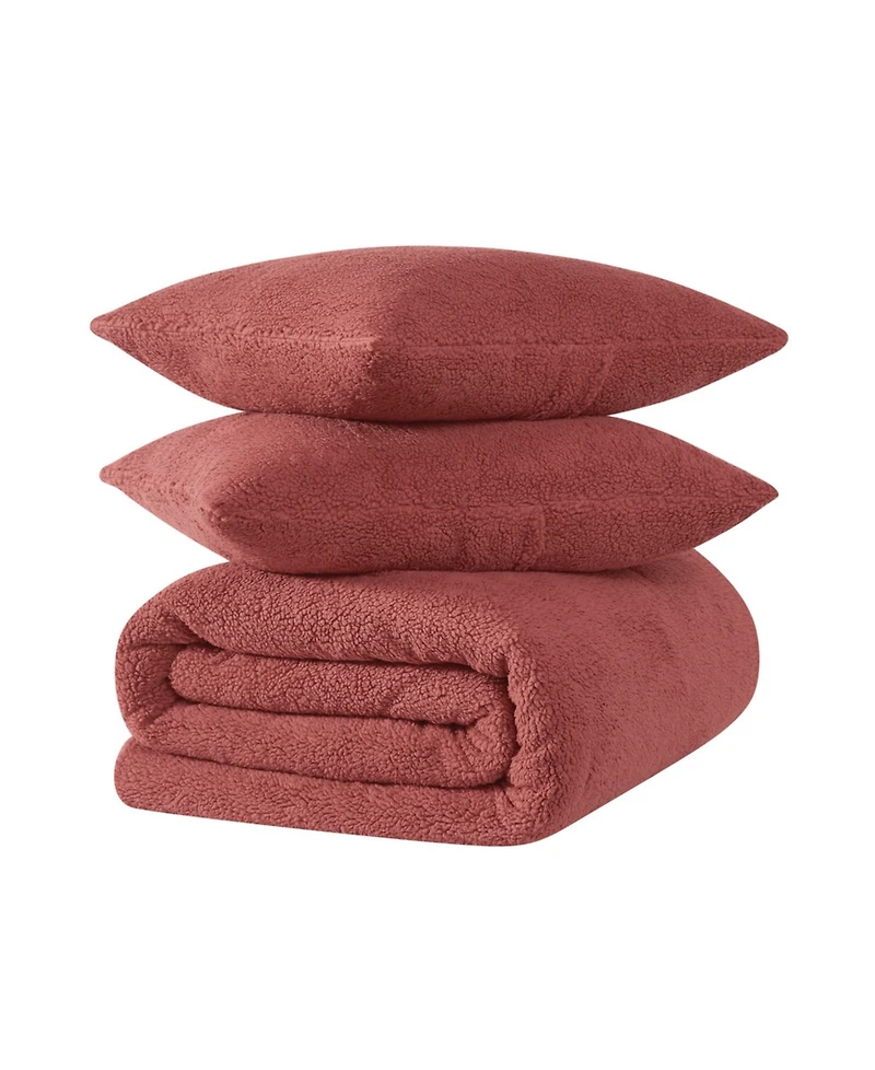 Brooklyn Loom Marshmallow Sherpa 3-Pc. Comforter Set, Full/Queen