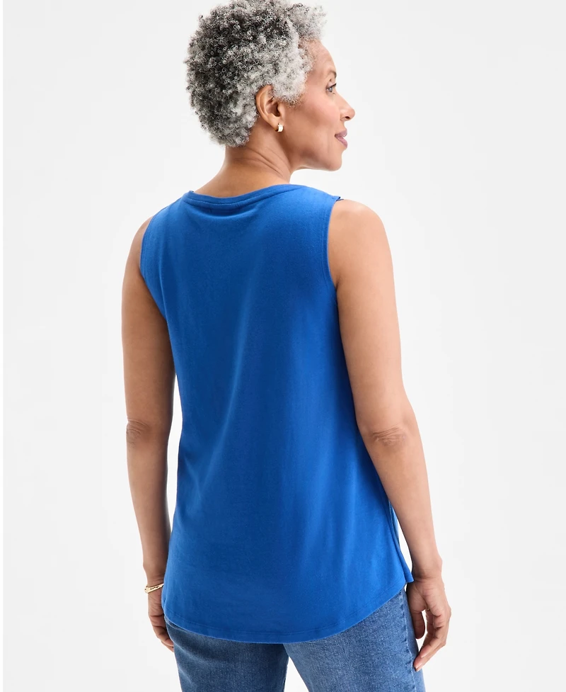 Style & Co Women's V-Neck Tank Top, Exclusively at Macy's