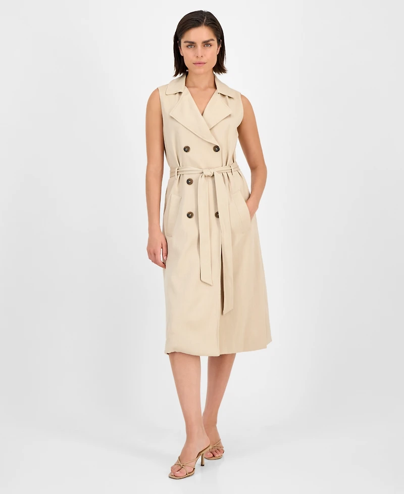 julia jordan Women's Sleeveless A-line Jacket Dress