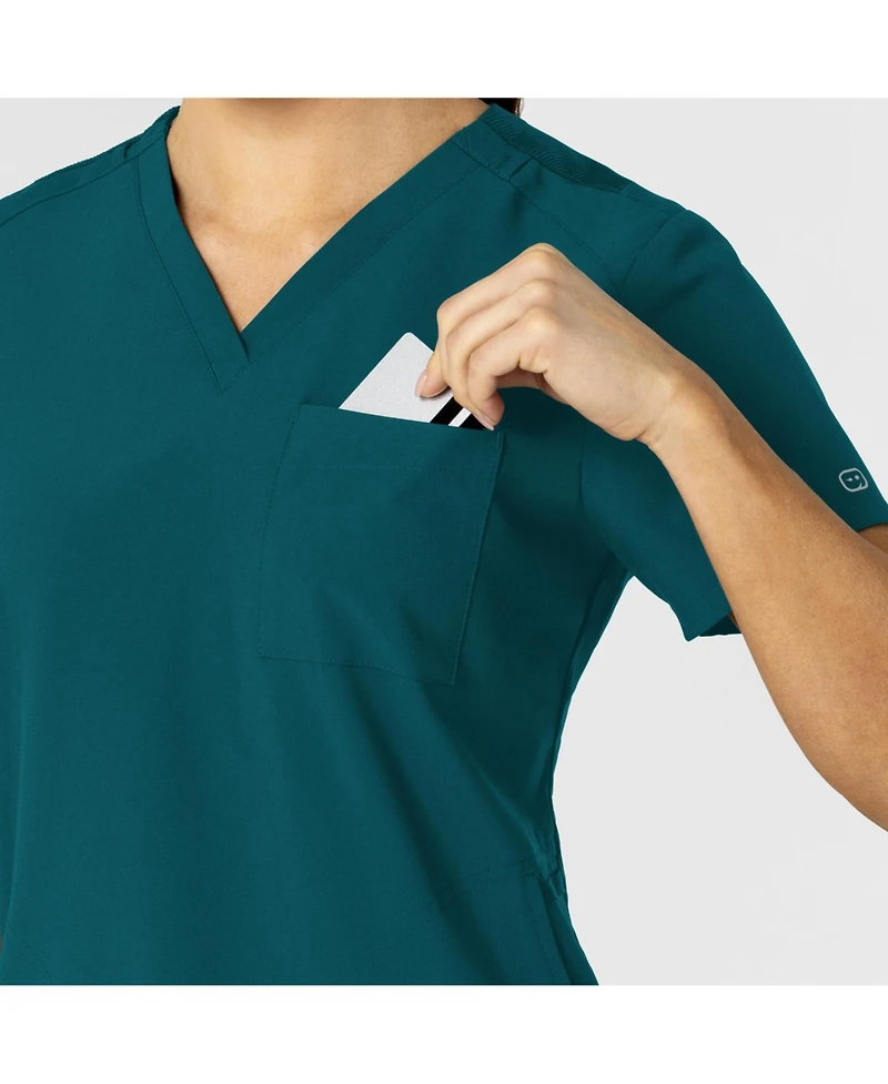 Wink Plus W123 Flex-n-Reach V-Neck Scrub Top