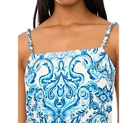 Parker Women's The Willa Beaded-Strap Paisley-Print Dress