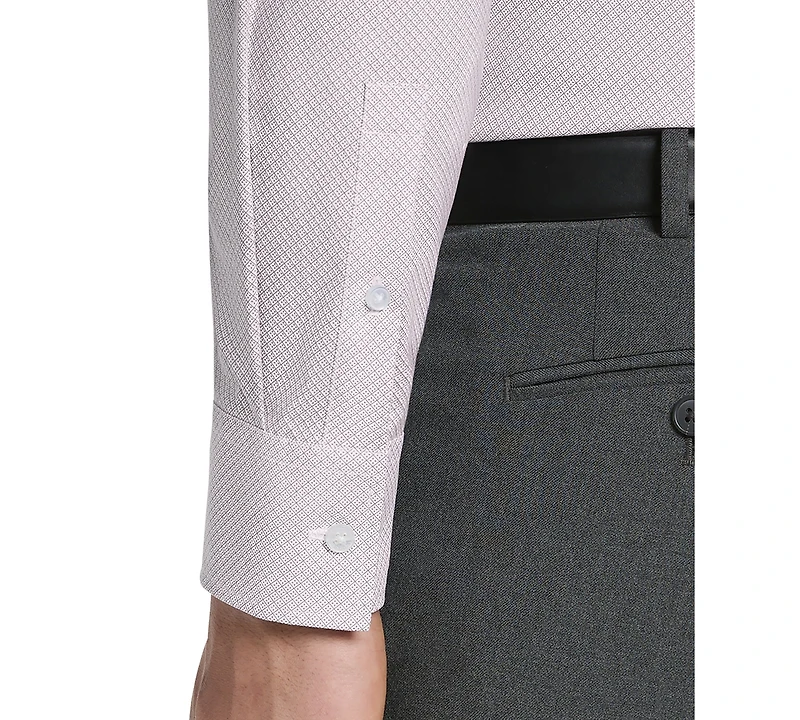 Calvin Klein Refined Cotton Stretch Men's Slim Fit Dress Shirt