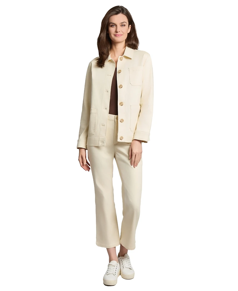 Jones New York Women's City Denim Pocket-Front Jacket