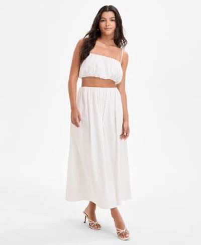 French Connection Womens Nomi Cotton Crop Top Nomi Cotton Midi Skirt