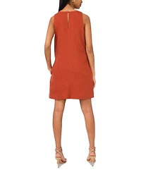 Msk Women's Mini Sleeveless Shift Dress