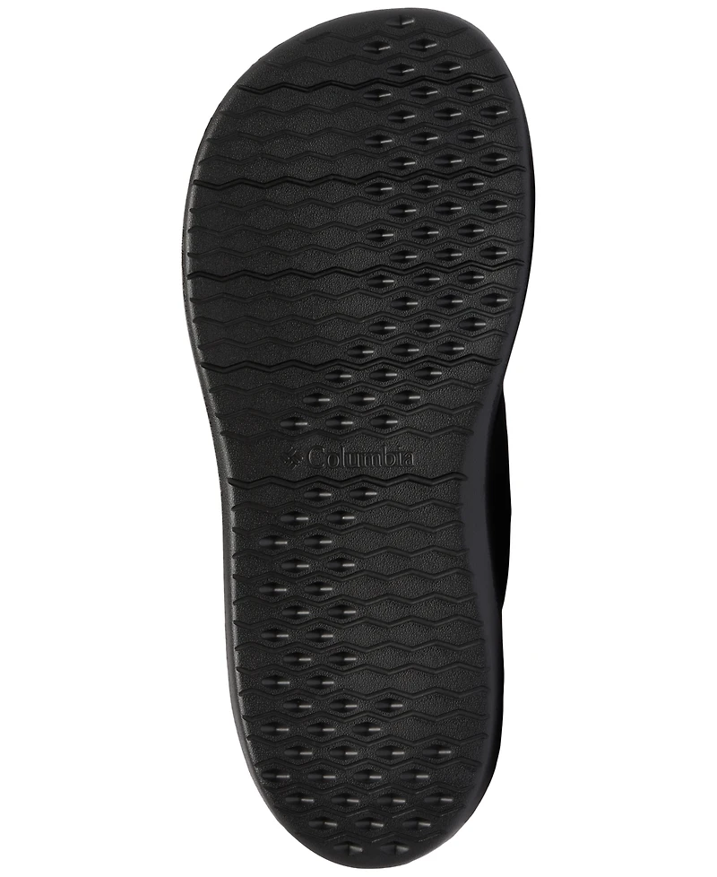 Columbia Men's Boatside Leather Lightweight Flip Flop Sandals