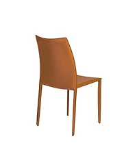 Set of 2 All Stacking Chairs for Dining Room Office or Event Seating