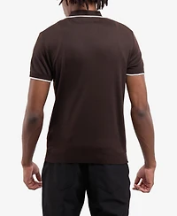 Spring + Mercer Men's Johnny Collar Short Sleeve Sweater Polo