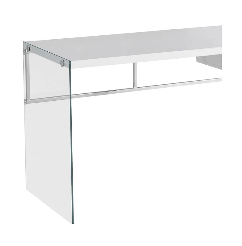 Contemporary Computer Desk with Storage – Ideal for Home Office Setup