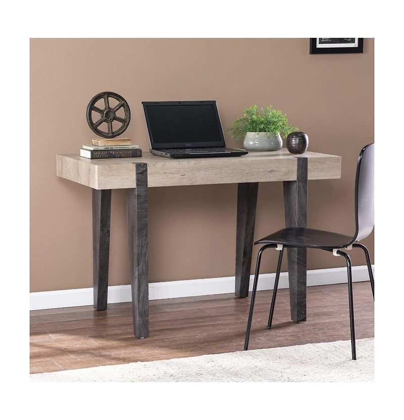 Rustic Writing Desk with Wood Grain – Versatile Home Office Table