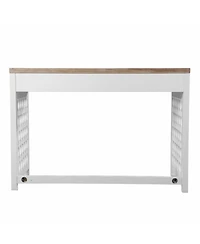 Wood Writing Desk with 3 Drawers – Functional & Elegant Design