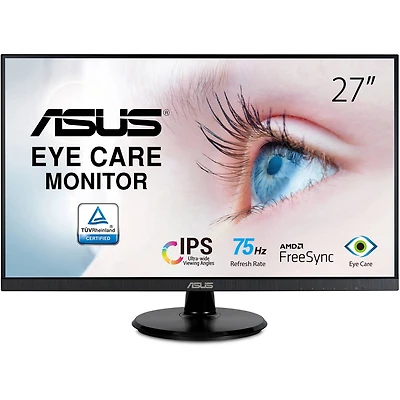 Asus VA27DQ 27" 16:9 Full Hd Ips Led Monitor, Built-In Speakers