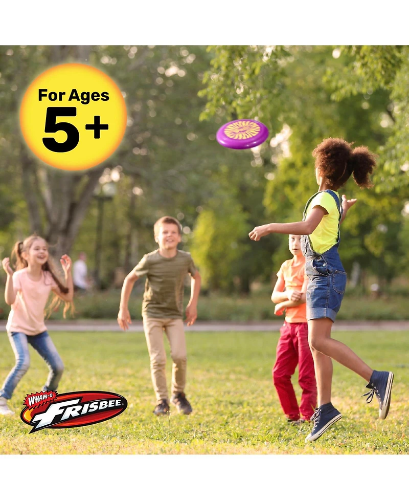 Wham-o Frisbee Cool Flyer Flying Disc, 9.95 Inch Lightweight Toy Outdoor Beach Park Backyard Game - 130g