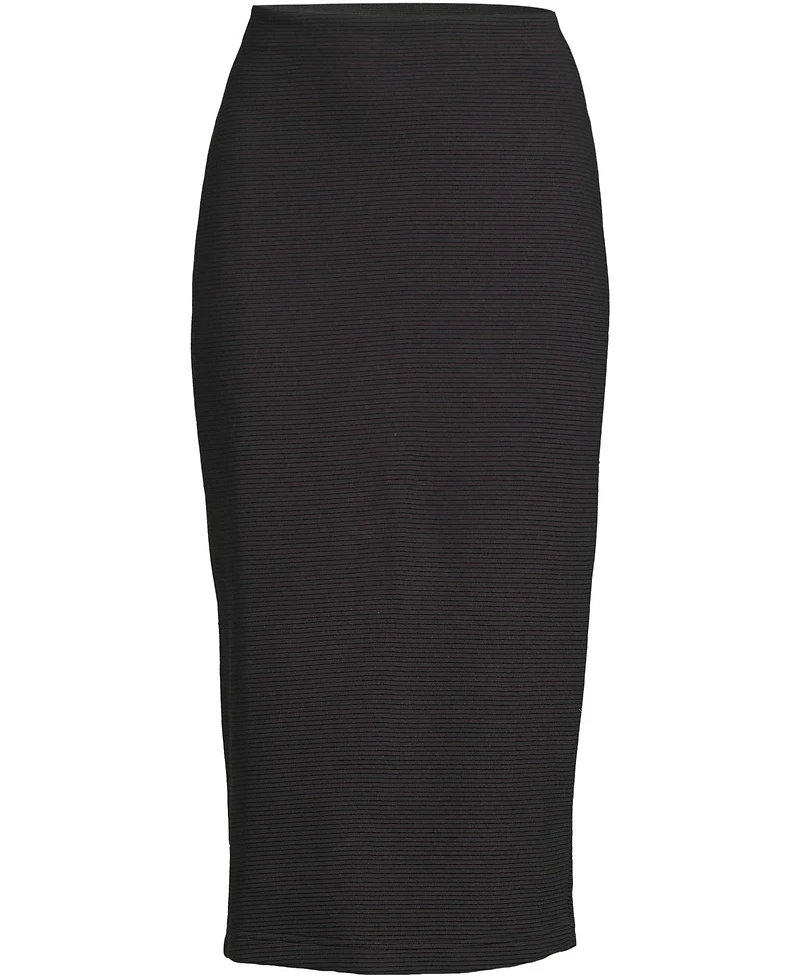 Lands' End Women's Starfish Side Zip Midi Skirt