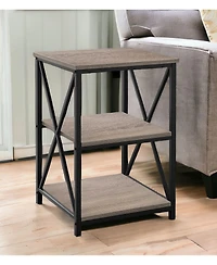 Minimalist Rectangular Metal Console or Side Table