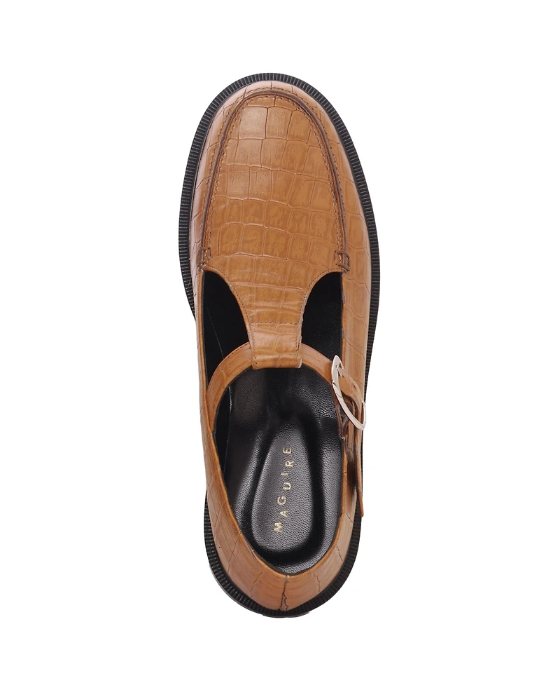Maguire Shoes Gala Flat Leather Mary Jane