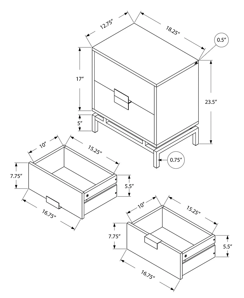 Minimalist Metal Accent Table – Perfect for Any Room
