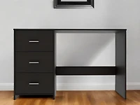 Contemporary Computer Desk with Three Drawers for Office Organization