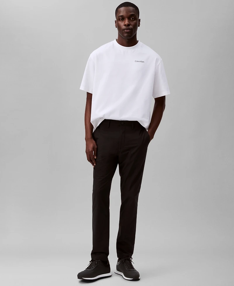 Calvin Klein Men's Slim-Fit Stretch Wrinkle-Resistant Tech Pants