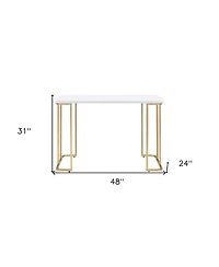 Sleek and Compact Writing Desk – Perfect for Small Spaces