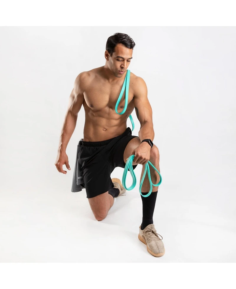 NonZero Gravity 100% Latex-Free Natural Rubber Power Resistance Bands - 35lbs (Pair of 2)