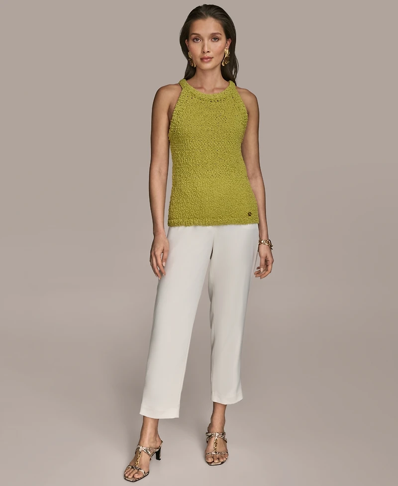 Donna Karan New York Women's Textured Knit Sleeveless Top